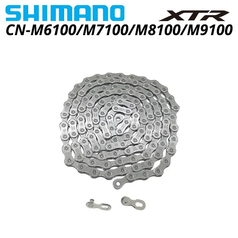 SHIMANO DEORE SLX XT XTR M6100 M7100 M8100 M9100 12-Gang-Kette für Mountainbike-Fahrrad 12S Strom-MTB-Teile mit QUICK LINK