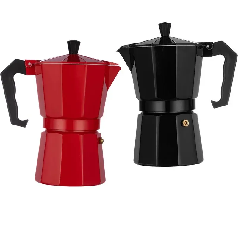 Moka Espresso Perkolator Legierung Kaffeemaschine Mokkakanne 300 ml 450 ml