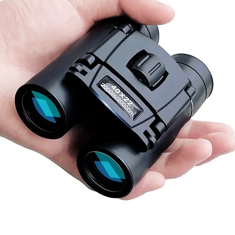 40x22 HD Leistungsstarkes Fernglas 2000M Long Range Folding Mini Teleskop BAK4 FMC Optik für Jagd Sport Outdoor Camping Reisen