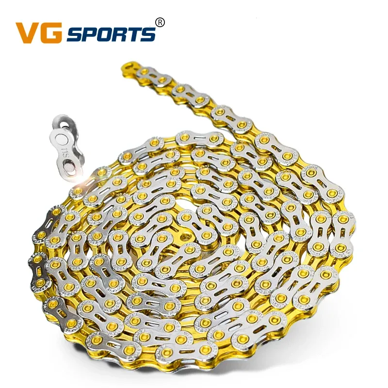 VG Sports 8 9 10 11 12 Geschwindigkeit Velocidade Fahrradkette 8s 9s 10s 11s 12s EL Halbhohl MTB Mountain Road Bike Ketten Fahrradteile