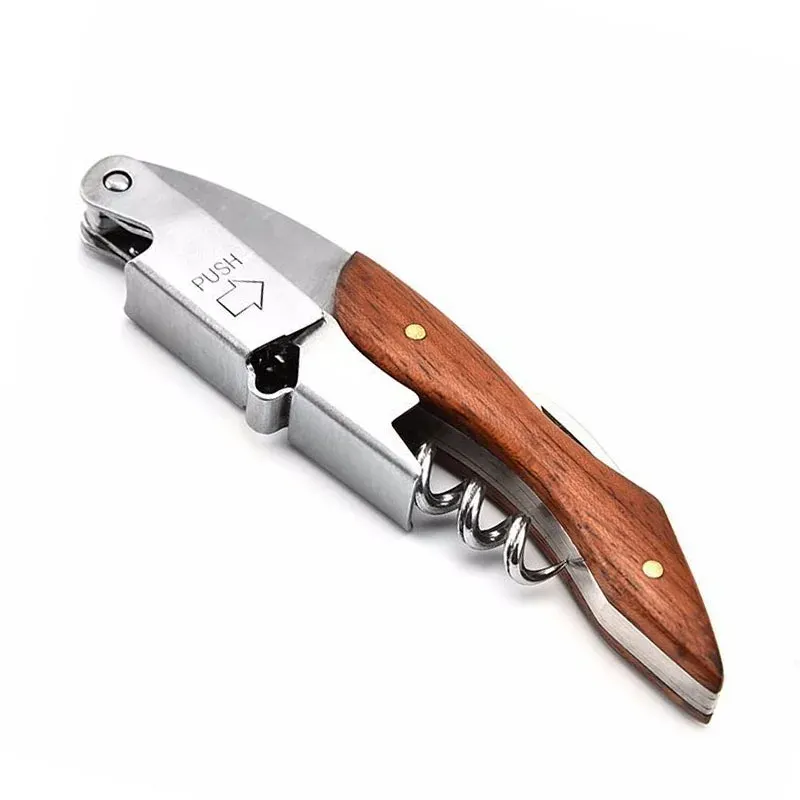 Wein Opener, Professionelle Kellner Korkenzieher, Flasche Opener und Folie Cutter Geschenk für Wein Liebhaber
