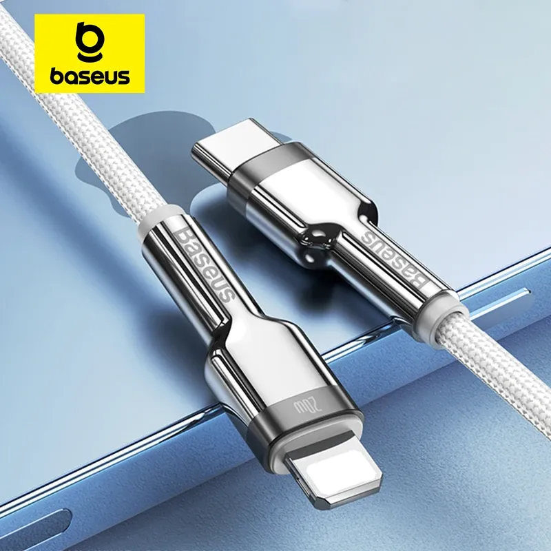 Baseus USB-C-Kabel für iPhone 14 13 Pro Max PD 20 W Schnellladekabel für iPhone 12 11 Ladegerät USB-Typ-C-Kabel für MacBook Pro