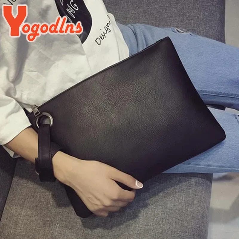 Yogodlns Mode solide frauen handtasche leder frauen umschlag tasche kupplung abendtasche weibliche Kupplungen Handtasche kostenloser versand