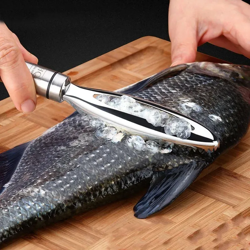 Edelstahl Fisch Waagen Schaben Reiben Schnelle Entfernen Reinigung Schäler Schaber Knochen Pinzette Werkzeug Gadge Küche Zubehör Gadgets