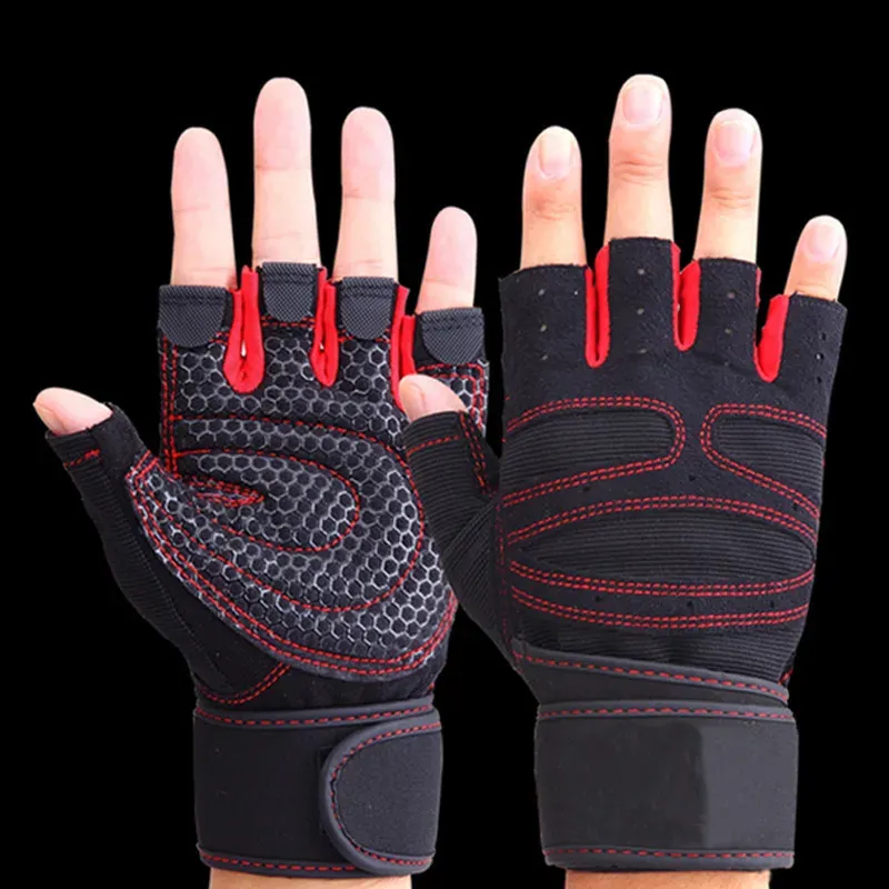 Fitness-Half-Finger-Handschuhe Männer und Frauen Handgelenks chutz Sport hantel Reiten rutsch feste horizontale Stange Training