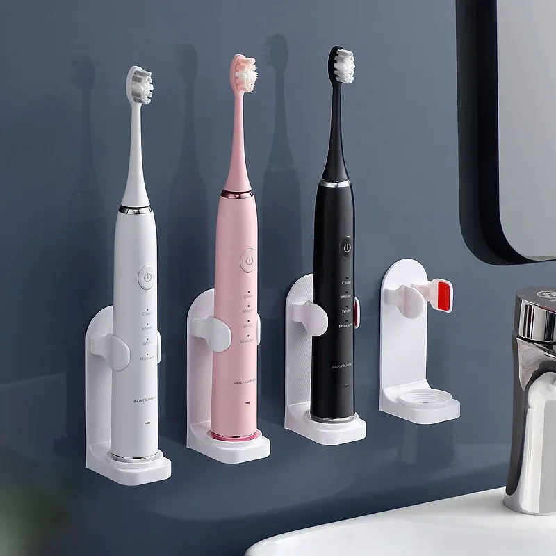 Einstellbare Zahnbürste Halter Elektrische Zahnbürste Basis Silikon Non-slip Wand Montieren Pinsel Körper Rack Anzupassen 99%