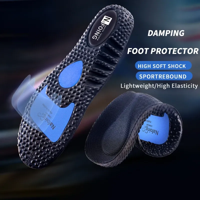 Sport Einlegesohlen für Schuhe Sohle Stoßdämpfung Deodorant Atmungsaktive Kissen Laufende Einlegesohlen Für Füße Mann Frauen Massage Pflege Pads