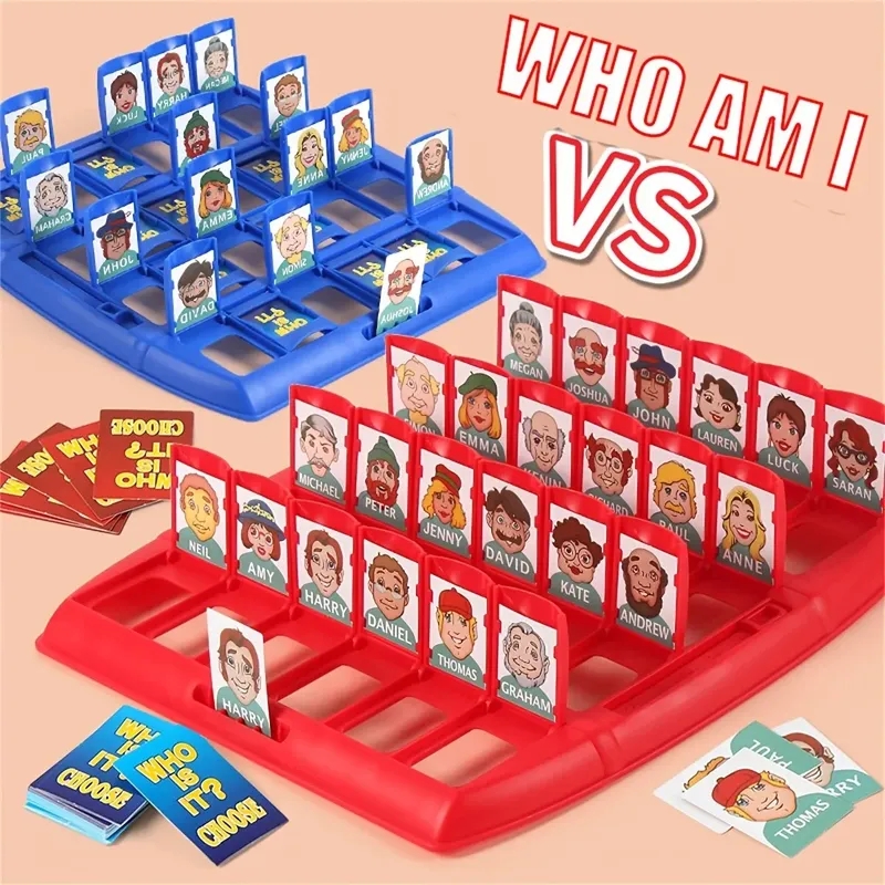 Raten Sie, wer ich bin, Puzzlespiel, interaktives tragbares Tablett-Puzzle-Brettspiel für zwei Personen, geeignet für Kinder