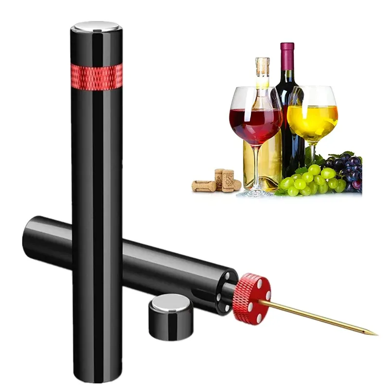 Wein Opener Luftpumpe Wein Flaschenöffner Edelstahl Pin Kork Entferner Luftdruck Korkenzieher Küche Werkzeuge Bar Zubehör