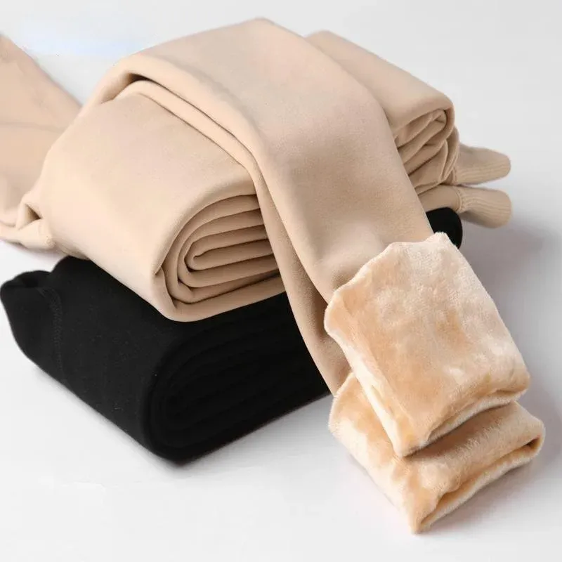 Winter Leggings Für Frauen Warme Leggins Einfarbig Samt Leggins Hohe Taille Leggings Stretchy Leggings dropshipping
