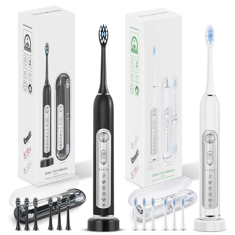 SUBORT S7 Super Sonic Elektrische Zahnbürsten für Erwachsene und Kinder, Smart-Timer, Whitening-Zahnbürste, IPX7, wasserdicht, austauschbare Köpfe