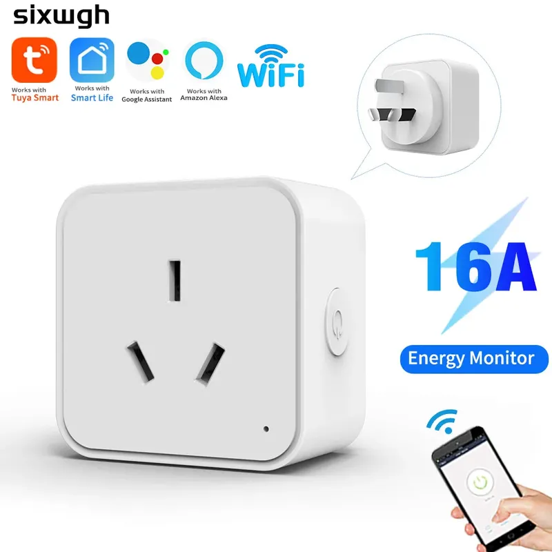 Tuya Smart Socket Power Strips Lieferant WiFi Multifunktions intelligente Steckdose AU Stecker Wireless Remote Timing Unterstützung Aleax