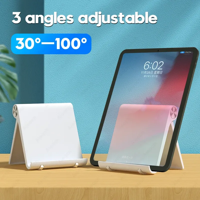 AIEACH Tablet Telefon Ständer iPad Ständer Für iPad Pro iPhone Xiaomi Einstellbare Desktop Tablet Unterstützung Telefon Halter Tablet Ständer
