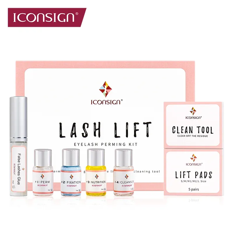 ICONSIGN Lash Lift Kit Lifting Wimpernverstärker Lifting Kit Salon Lash Perm Augen Make-up Geschenk für Freunde