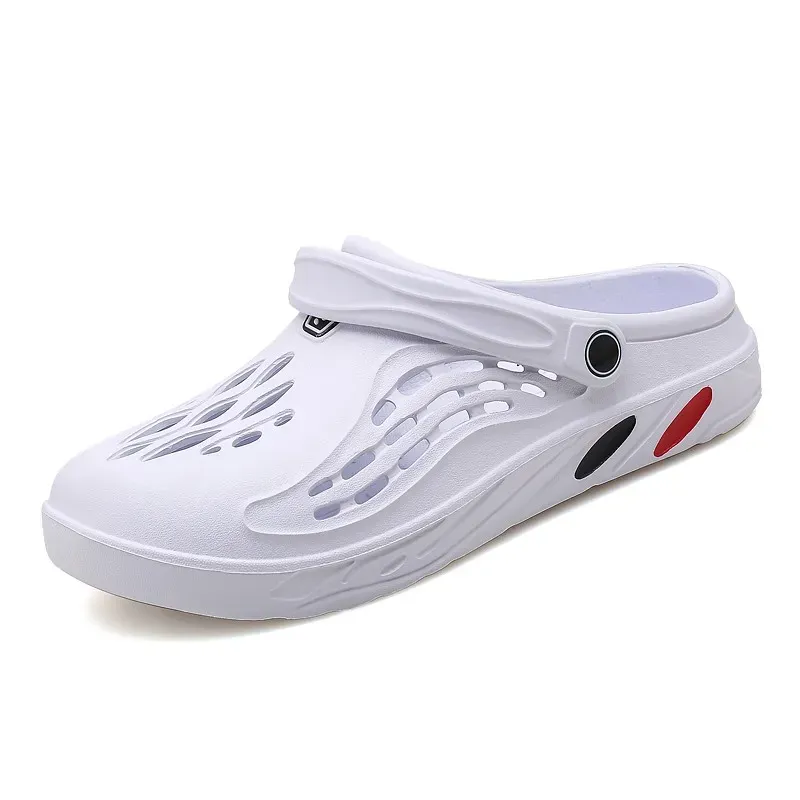 2023VA Sommer Strand Rutschen Männer Schuhe Sandale Für Männliche Casual Sandalen Loch Garten Schuhe Clogs Mans Schuhe