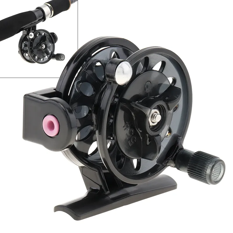 1:1 tragbare private Rollen Mini Angelrolle Karpfen Winter Eis Angelrolle Spule Outdoor Angelgerät Ausrüstung