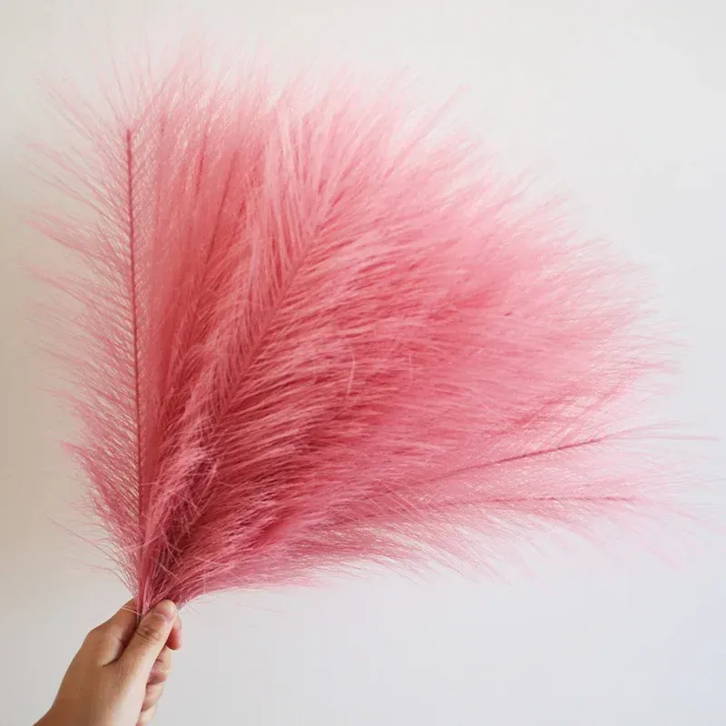 15 Stück künstliches Pampasgras, künstliche Blumen, simulierter Schilfrohrstrauß für Zuhause, Hochzeit, Party, Dekoration, flauschiges Boho-Pampasgras-Dekor