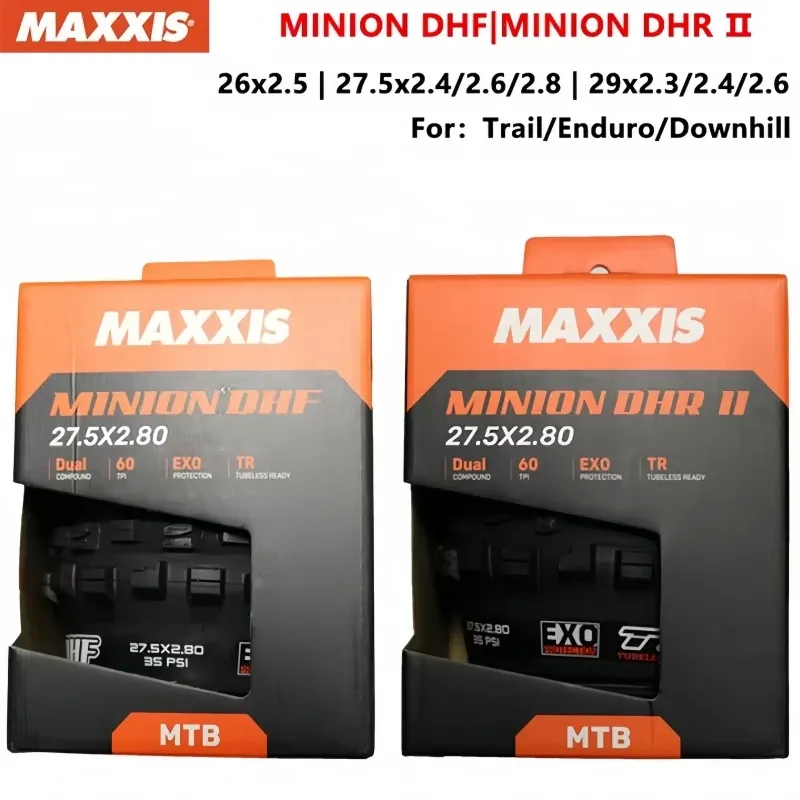 MAXXIS MINION DHR II/DHF Mountainbike-Reifen 26 x 2,5 27,5 x 2,5/2,6/2,8 29 x 2,3/2,4/2,5/2,6 MTB Downhill Enduro Trail Fahrradreifen