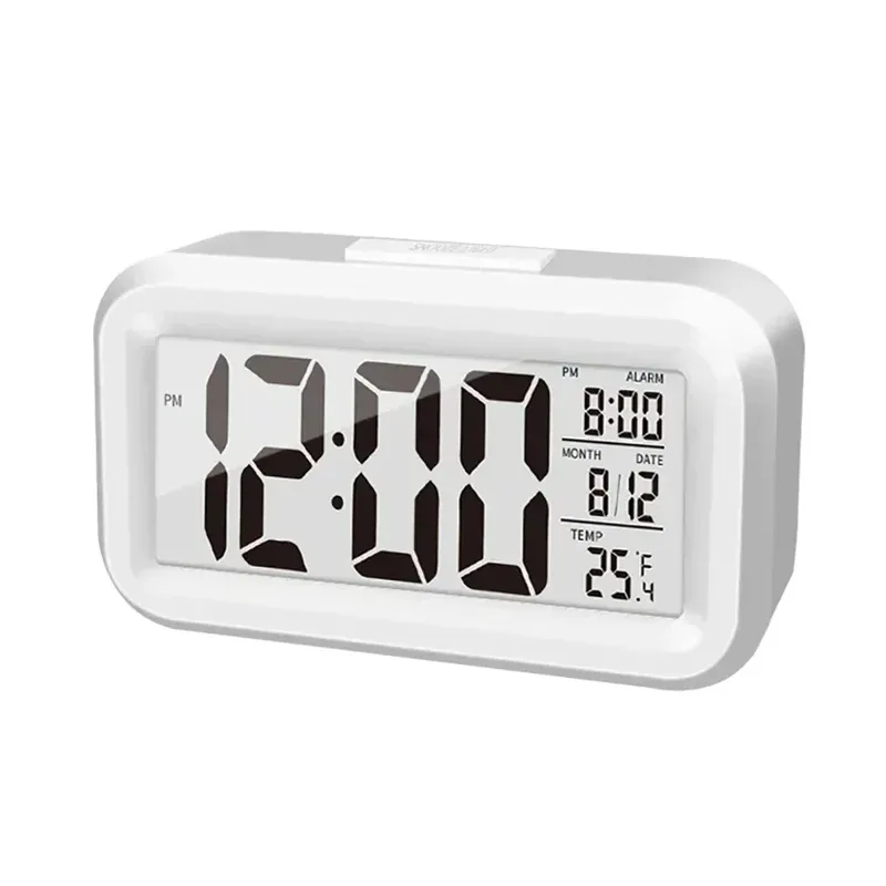LED Digital Wecker Hintergrundbeleuchtung Snooze Daten Zeit Kalender Desktop Multifunktions Elektronische Hintergrundbeleuchtung Tischuhr