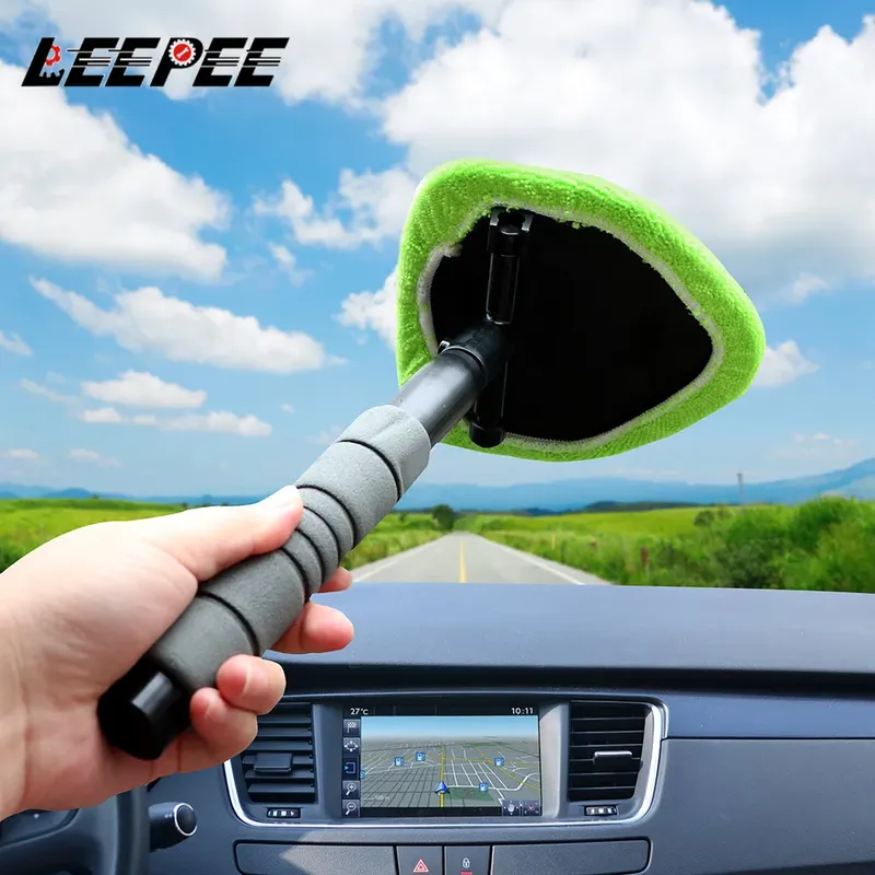 Fenster kratz nebel abscheider Mikro faser Aut ofens ter reiniger Teleskop Fensterglas reiniger Auto Windschutz scheiben reinigungs bürste