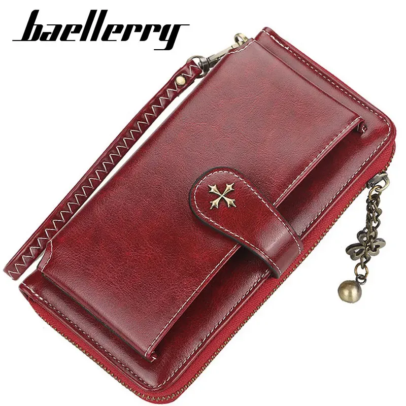 Neue Frauen Geldbörsen Mode Lange PU Leder Top Qualität Marke Karte Halter Klassische Weibliche Geldbörse Zipper Brieftasche Für Frauen