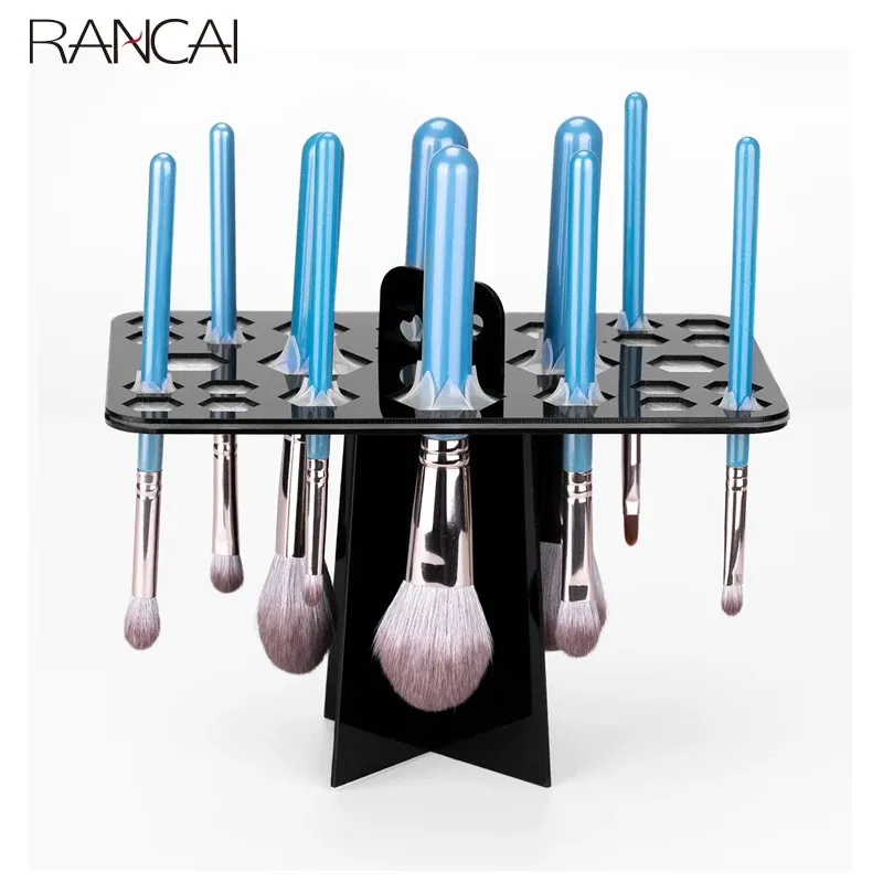 14/26/28 Löcher Ständer Make-up Pinsel Organizer Ständer Baum Trocken Pinsel Halter Pinsel Zubehör Kosmetik Pinsel Seiten Hängen Werkzeug