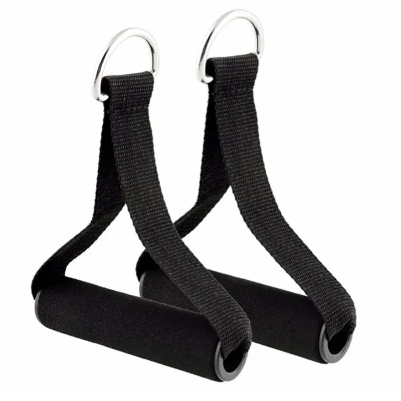 Fitness-Widerstands bänder Griffe Anti-Rutsch-Griff starke Nylon-Gurtband Fitness Hochleistungs-Kabel maschine Trainings geräte