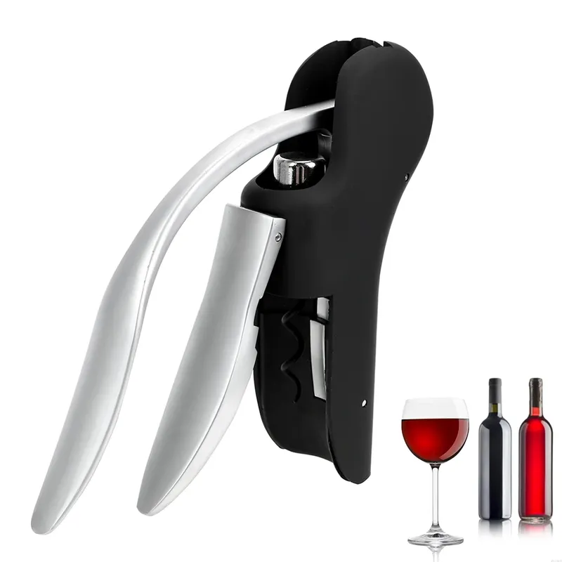 Flaschenöffner Wein Werkzeug Set Kork Bohrer Heber Kit Bar Hebel Korkenzieher Folienschneider Praktisches Küchenzubehör