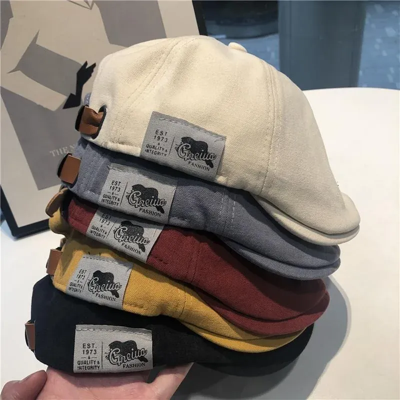 Baumwolle Peaky Blinders Caps für Männer Hüte Baskenmützen britischen westlichen Stil Ivy Cap klassische Winter Frau Vintage Leinen Baskenmütze
