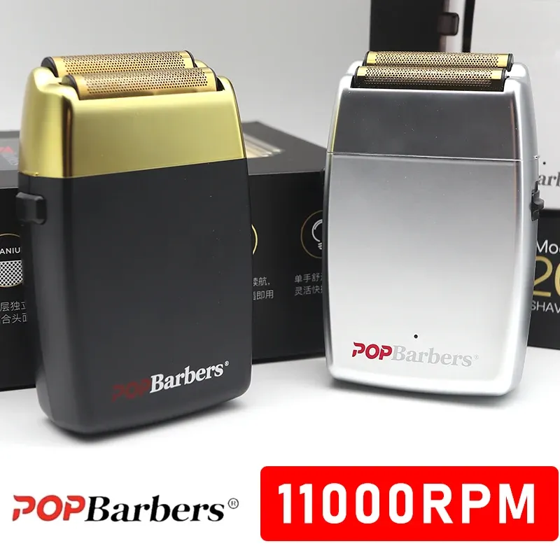 POPBARBERS P620 11000 U/min Professionelle männer Rasieren Maschine Haar Trimmer Maschine Elektrische Rasierer Bart Trimmer Rasierer Männlich