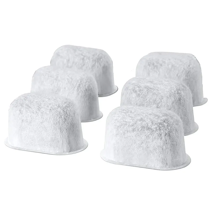 Leeseph 6er-Pack Wasserfilter für Breville Espressomaschine – kompatibler Breville BWF100 Kaffeemaschinen-Holzkohlefilter-Ersatz