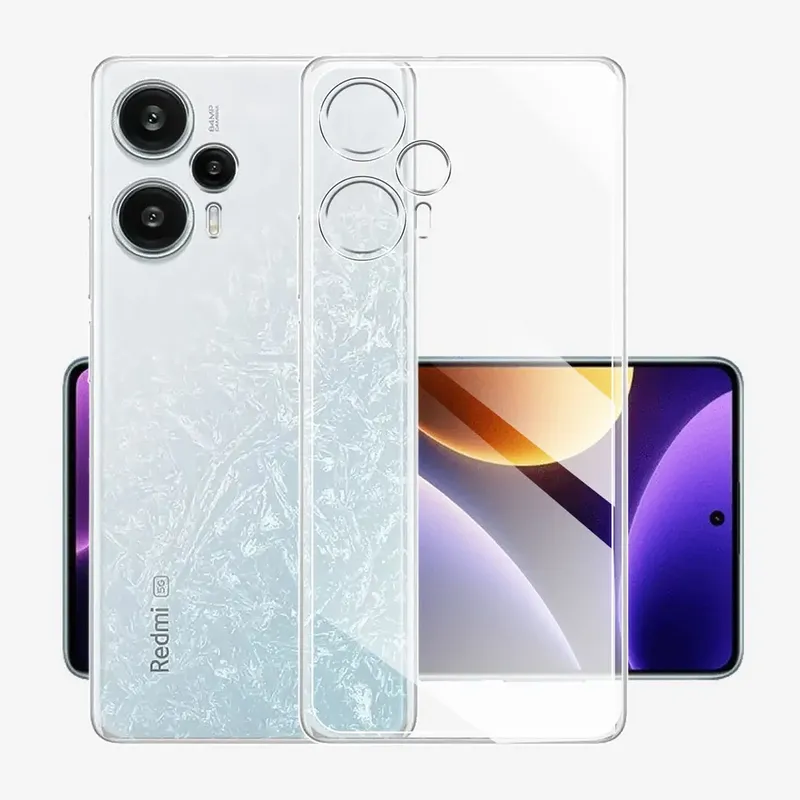 Für Xiaomi Poco F5 Fall Silikon Weiche Transparente Telefon Fällen Für Xiaomi Poco F5 Pro Klar Zurück Abdeckung Fundas Für Poco F5 coque