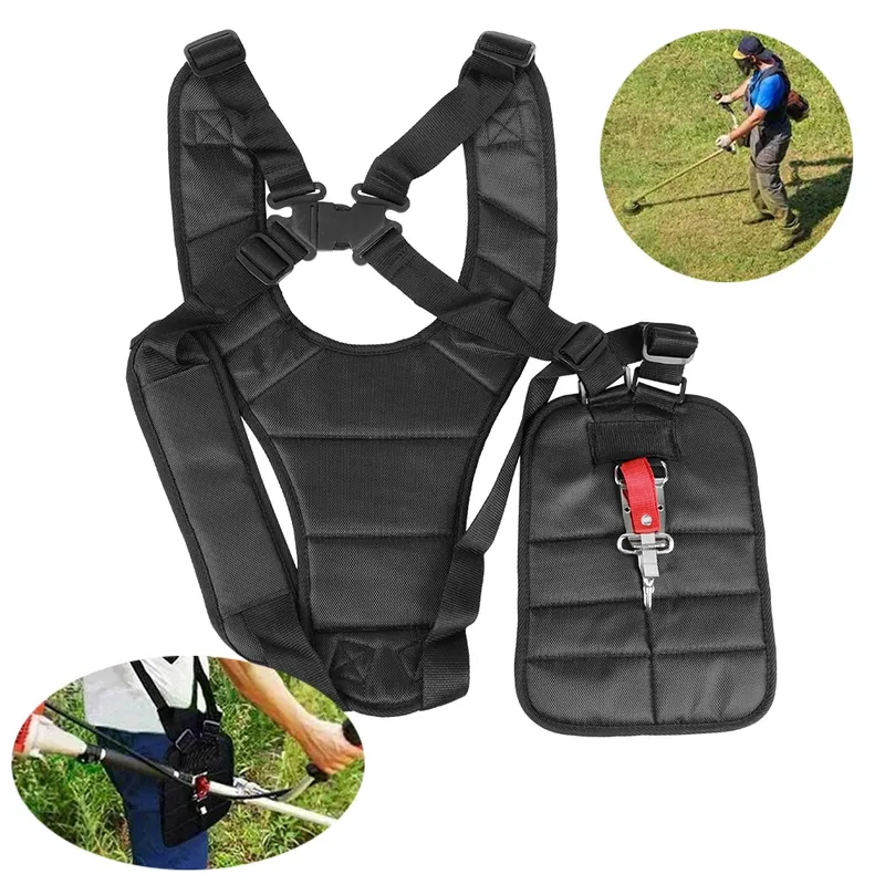 Geschirrgurt, Gürtel, Rasenmäher, Power Pruner, Doppeltrimmer, Schulterarmband, für Freischneider und Trimmer, Garten - 12.38 EUR