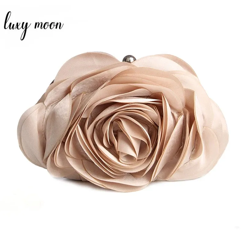 Heißer Verkauf Abend Tasche Blume Braut Kleine Geldbörse Volle Kleid Party Handtasche Hochzeit Brieftasche Frauen Floral Kette Dame Kupplungen EB034