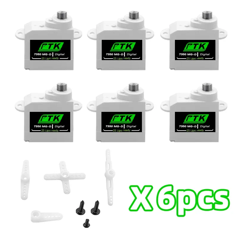 PTK 7350 MG-D 5,5 g digitales Servo-Metallgetriebe für EPP F3P F3K F3L F5L Glider Innenflugzeug RC Auto Hubschrauber Roboter
