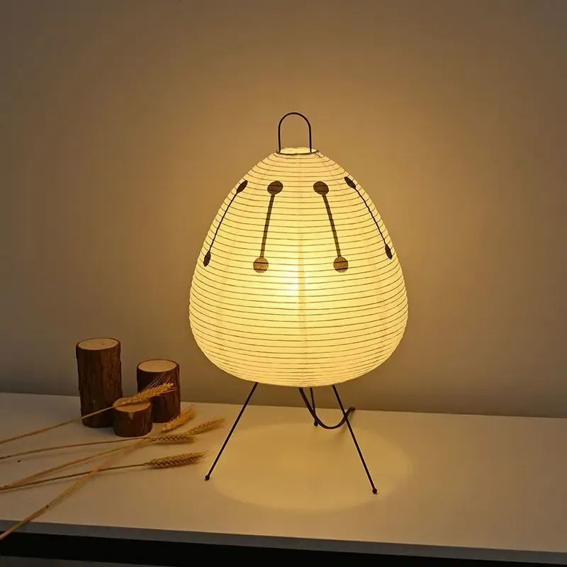 LED Moderne Tischlampe Minimalistische Handwiege Xuan Papier Für Wohnzimmer Studie Schlafzimmer Hotel Innen Kunst Kreative Dekor Leuchte