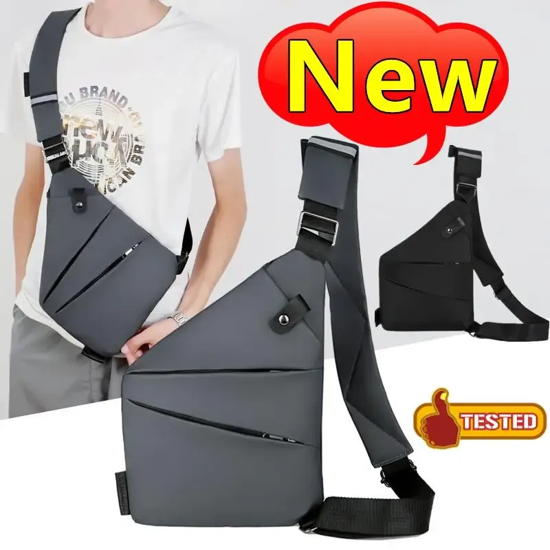 Neue Multifunktions Brust Taschen Anti Diebstahl Einzigen Umhängetaschen für Männer Wasserdichte Männliche Kreuz Körper Messenger Tasche Fanny Pack Sac