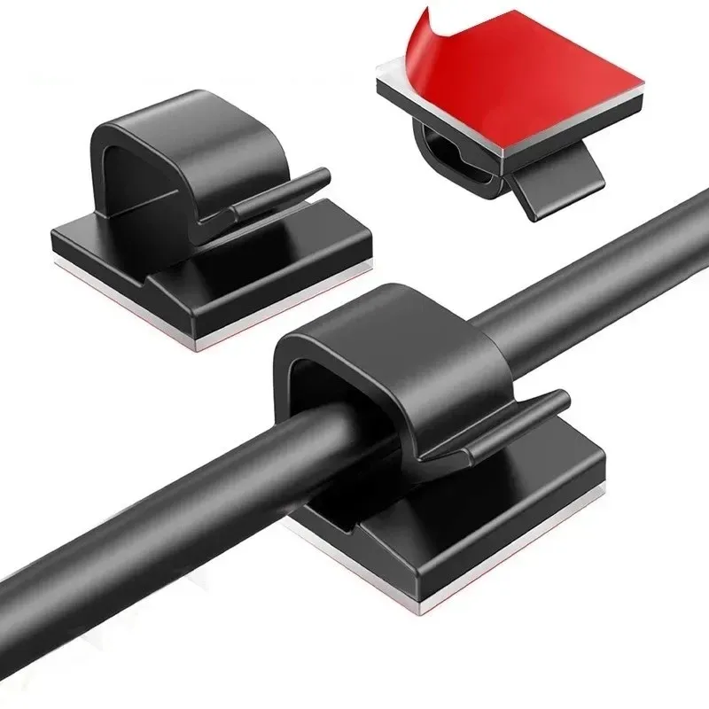Kabel Organizer Clips Draht Wickler Halter Kabel Protector USB Kabel Management Klebe Haken Schreibtisch Klemme Für Auto Kopfhörer Maus