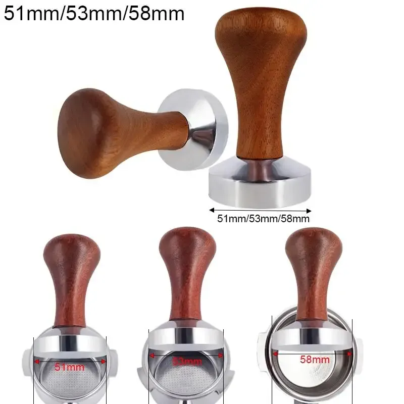 51/53/58mm Espresso Tamper Pulver Maschine Aluminium Kaffee Tampers Für 51mm 53mm 58mm Siebträger