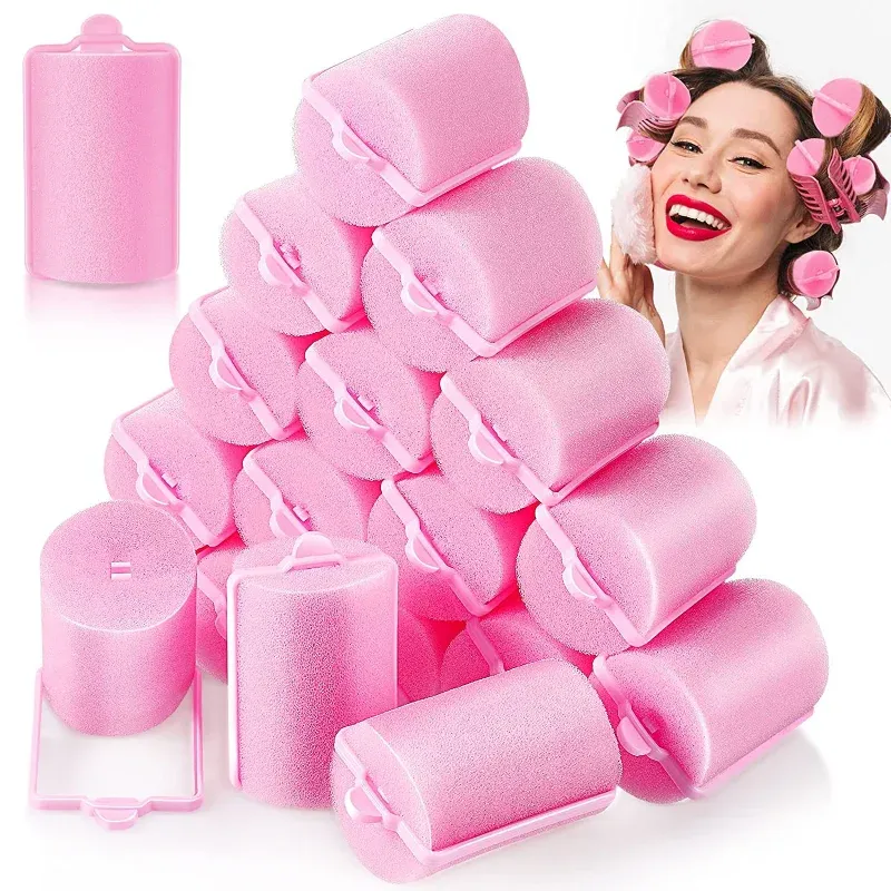 Weichen Schwamm Schaum Kissen Lockenwickler Lockenwickler Friseur Kit DIY Hause Haar Styling Werkzeug Friseursalon für Friseur DIY Locken Zufällig