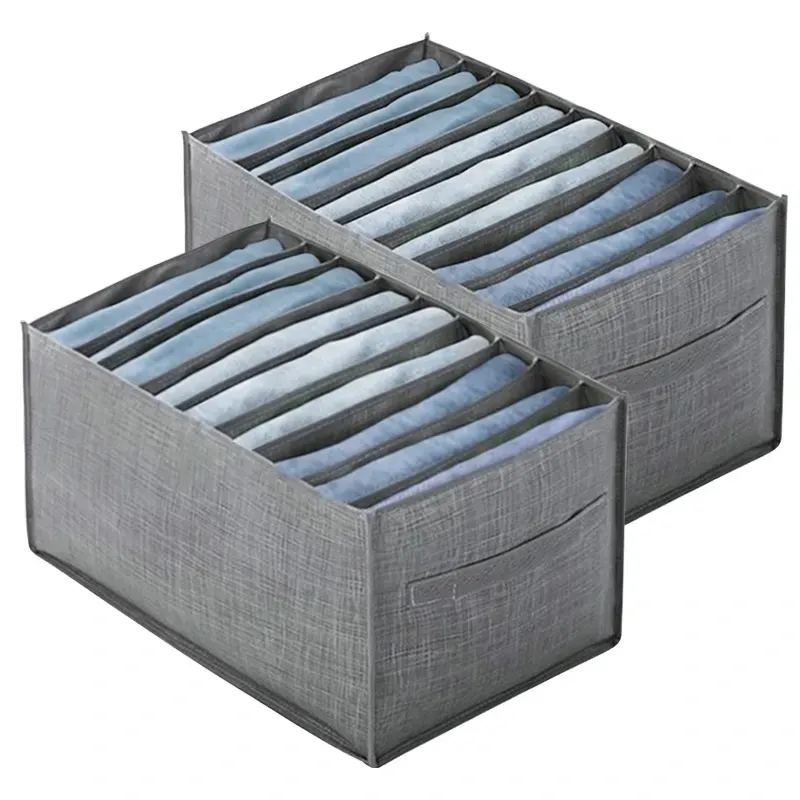 Kleidungs-Organizer, Hosen, Kleidung, Jeans, Aufbewahrungsbox, Kleiderschrank, Schrank, Organisation, Unterwäsche, BH, Socken, Fach, Box, Schrank