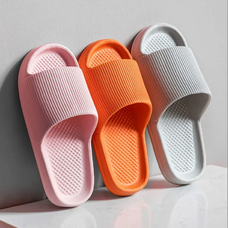 Große Größe 47, 48, Herren-Hausschuhe, leicht, EVA, weich, Freizeitschuhe, Damen, Paare, Zuhause, Badezimmer, rutschfeste Flip-Flops, Sommer-Strandsandalen