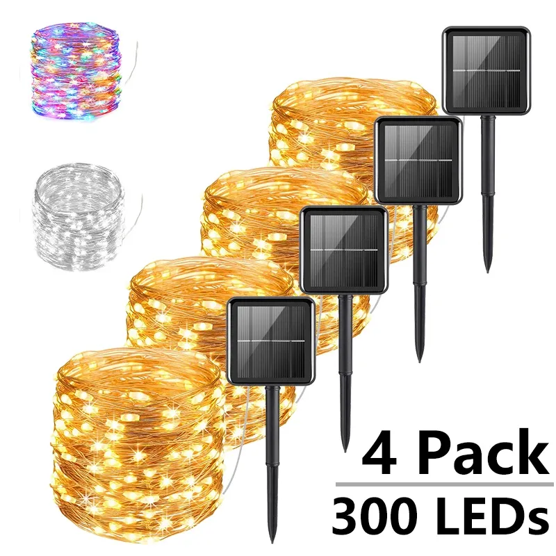 7M/12M/22/32M Solar Led Fee Licht Outdoor Girlande Led Wasserdichte Girlande string Lichter Weihnachten Party Garten Solar Lampe Dekor