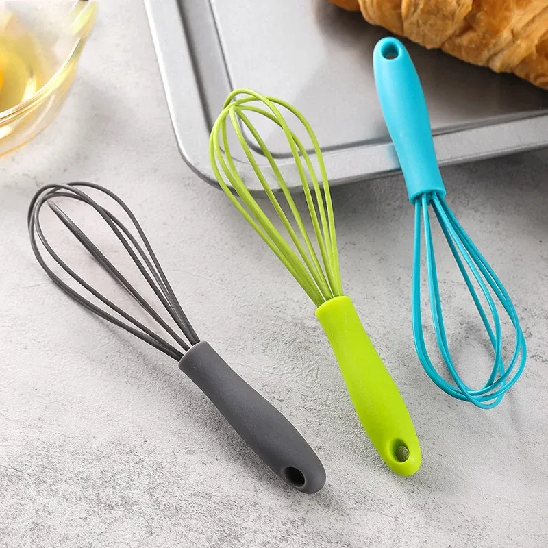 6-Zoll Mini Kinder Silikon Schneebesen Haushalt Manuelle Creme Ei Mixer Küche Backen Werkzeug