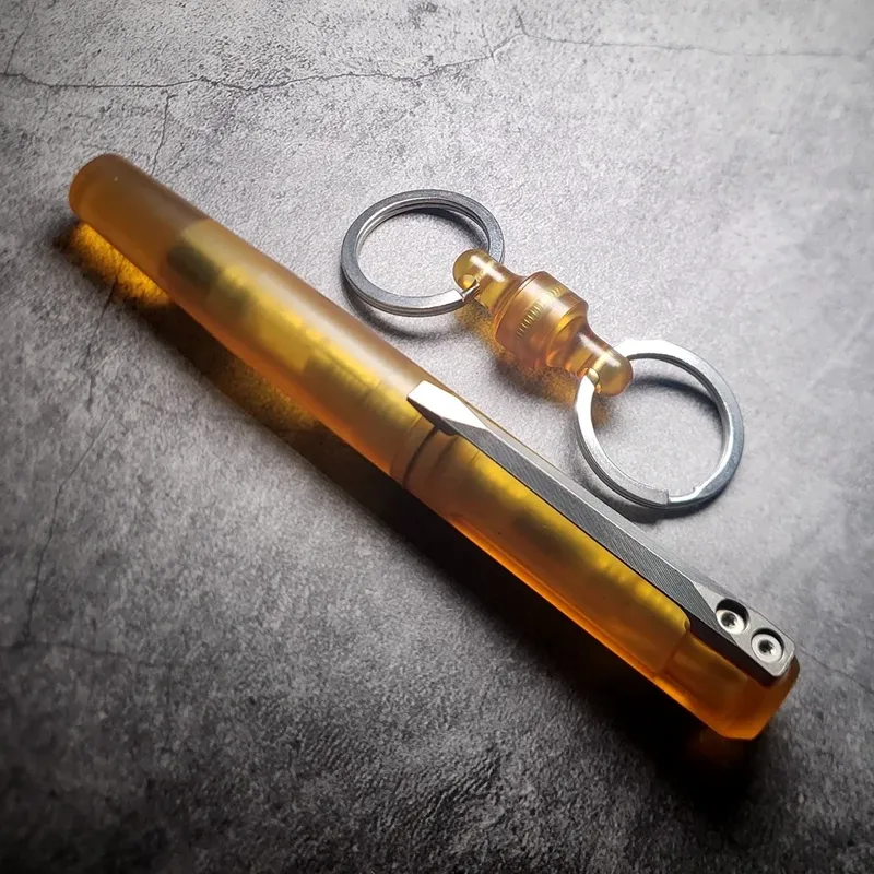 Edc importierte Pei und Titan legierung Signatur Stift schreiben multifunktion ale tragbare Outdoor-Werkzeuge