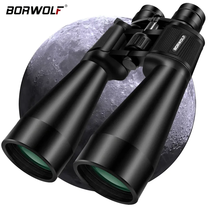 BORWOLF 20–60 x 70 Fernglas, hohe Vergrößerung, großer Reichweite, 60-faches Jagd-Astronomisches Teleskop, HD, professioneller Zoom