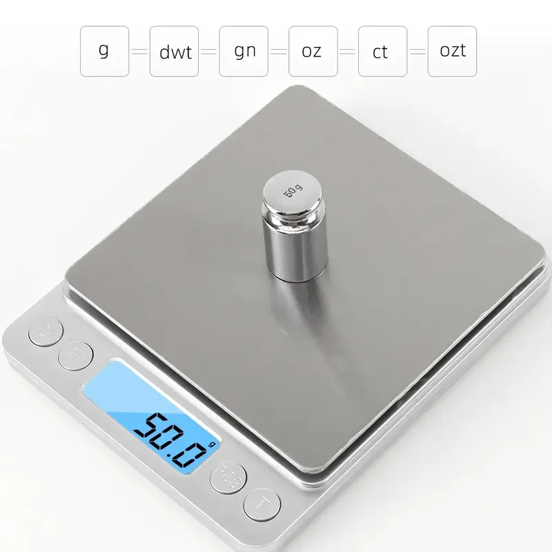 3000g 0,1g Elektronische Waage LCD Display Mini Digital Schmuck 3kg Waage küche Waagen Balance
