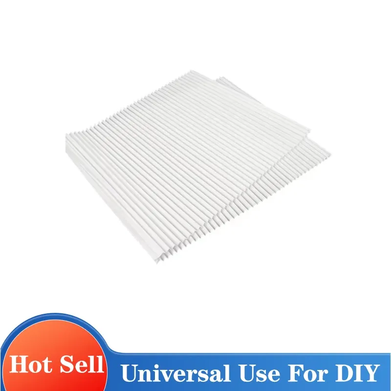 DIY Generisches 300 * 1200 mm Hepa-Filterpapier mit Falten, 20 mm Bildschirm, selbstgemachter Auto-Luftreiniger, Klimaanlage, Staubnetz, Baumwolle, PM2,5