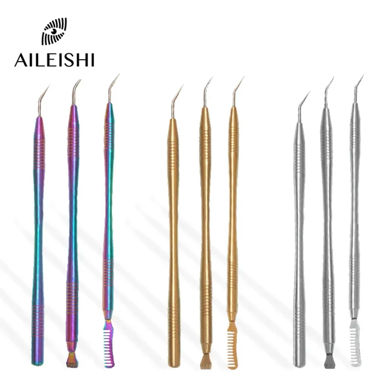 Lash Lift Curler Kit Wimpern Dauerwelle Stick Edelstahl Kosmetische Applikator Kamm Make-Up Werkzeug Wimpern Verlängerung Liefert
