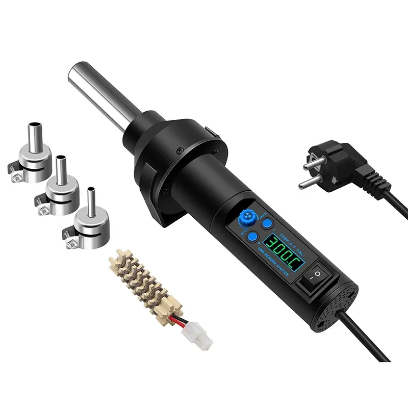 8032D Heißluftpistole Elektrische Digitalanzeige Temperatur Einstellbar Haartrockner Heißluftpistole Löten Für Handy Reparatur
